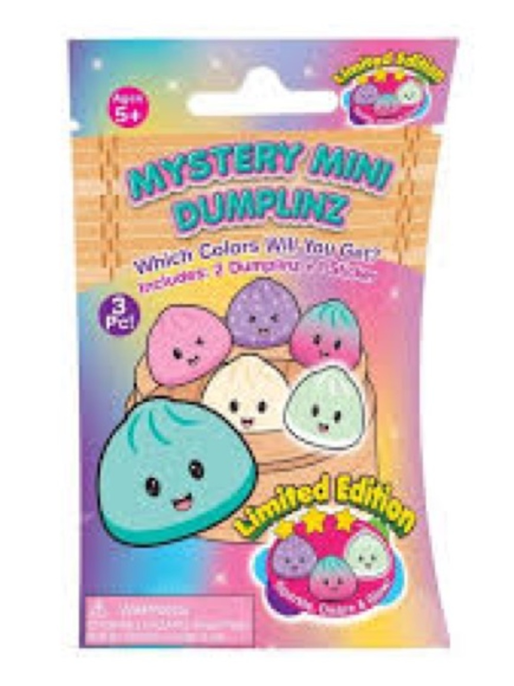 Mystery Mini Dumplinz Limited Edition Kids Toy - Assorted Pastel Colors